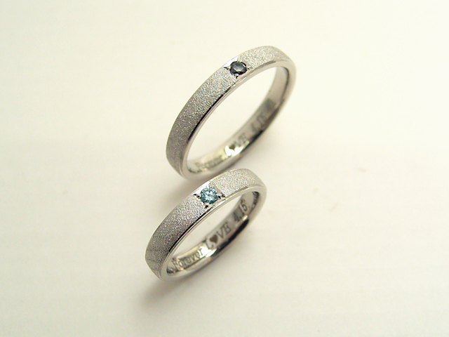 メンズ リング ダイヤモンド 結婚指輪 マリッジリング オーダー-